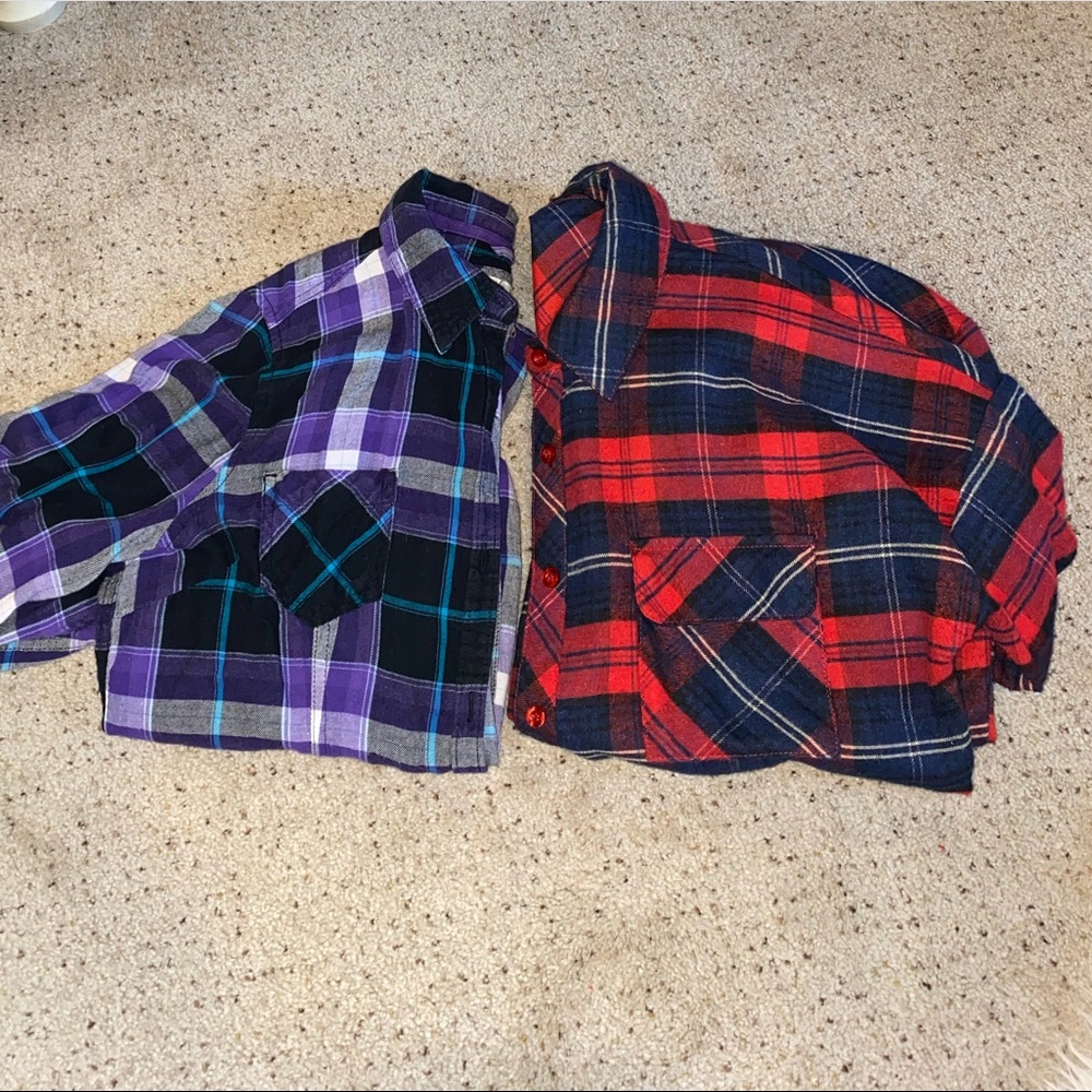 2 Flannels for $8!
